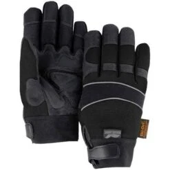 Majestic Black Waterproof Gloves - Size Medium