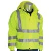 Breathable High-Visibility Rain Jacket, LG