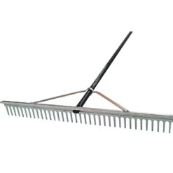 Grading Rake With 36in Head And 66in Coated Handle By Midwest Rake