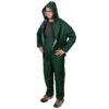 Sitex 3-Piece PVC On Polyester Rainsuit, Green, Size Medium By ONGUARD