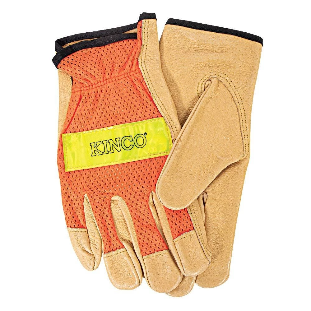 High-Visibility Orange Gloves, Large 1 High-Visibility Orange Gloves, Large