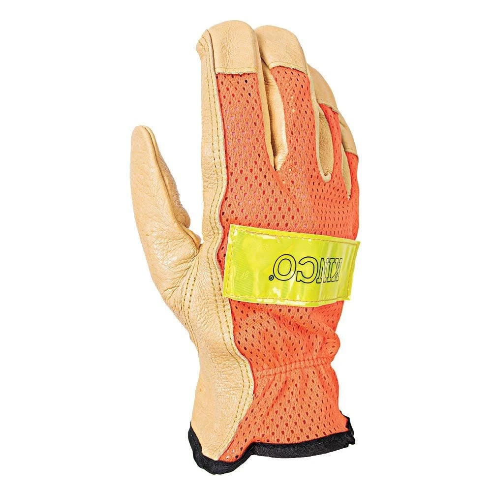 High-Visibility Orange Gloves, Large 3 High-Visibility Orange Gloves, Large - Image 3