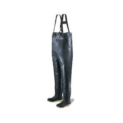 Premium Rubber Chest Wader With Soft Cotton Liner, Size 12