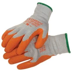 Latex Coated Work Gloves, Size Large By A.M. Leonard
