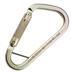 Carabiner Large Eye Twist Lock Steel 9000lb Tensile