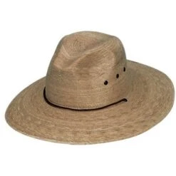 Extreme Straw Hat With Front Crease