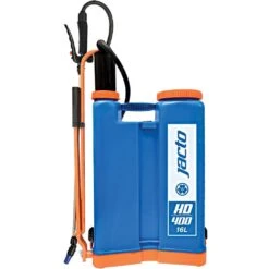 Backpack Sprayer With Poly Piston Pump, Blue, 4-Gallon Capacity By Jacto