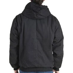 Original Washed Hooded Jackets, Black, Size Extra Large-Tall By Berne -A.M. Leonard Tools Shop hj375bkt480 2