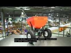 Broadcast Spreader, 50lb Capacity With Black Powder-Coated Frame By A.M. Leonard -A.M. Leonard Tools Shop hqdefault 19 6