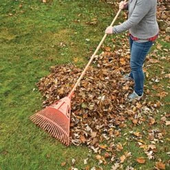 Bulk Pack Of 6Rakes - 24-Inch Wide Poly Lawn Rakes With American Ash Handle By A.M. Leonard -A.M. Leonard Tools Shop pr24u 6 2