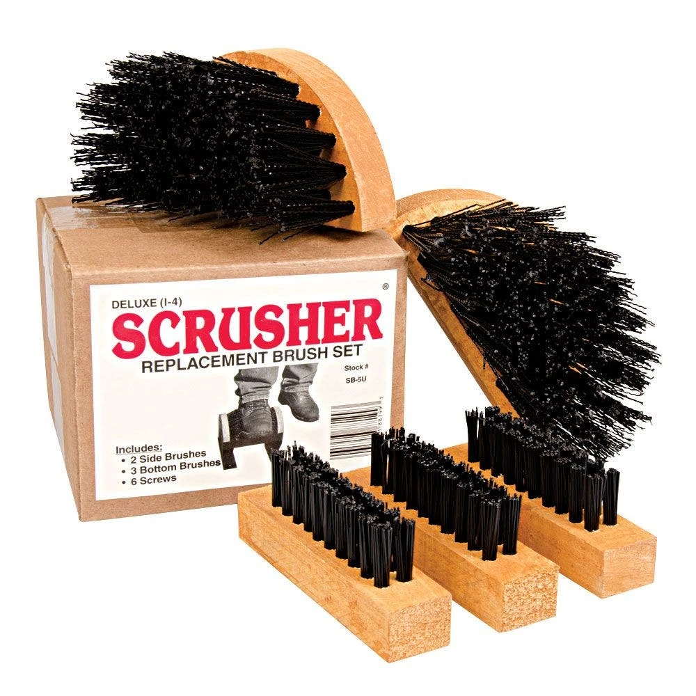 Deluxe Replacement Brush Set For SB5U Boot Cleaner By Scrusher 1 Deluxe Replacement Brush Set For SB5U Boot Cleaner By Scrusher