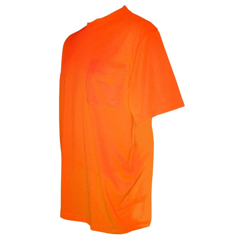 Birdseye Mesh Short Sleeve Tee, Non-Rated, Orange, Size Large By Cordova 3 Birdseye Mesh Short Sleeve Tee, Non-Rated, Orange, Size Large By Cordova - Image 3