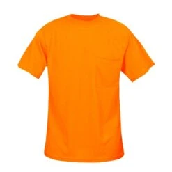Birdseye Mesh Short Sleeve Tee, Non-Rated, Orange, Size Medium By Cordova