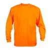 Birdseye Mesh Long Sleeve Tee, Non-Rated, Orange, Size 2X Large By Cordova
