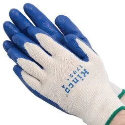 Latex-Coated Knitted Cotton Work Gloves By Kinco