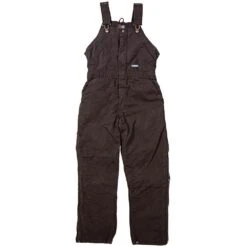 Softstone Insulated Bibs, Dark Brown, Women's Size 3X Large By Berne