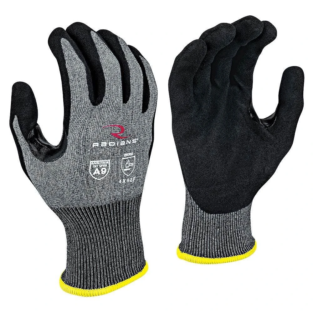 A9 Cut Level Sandy Foam Nitrile Work Glove MD 1 A9 Cut Level Sandy Foam Nitrile Work Glove MD