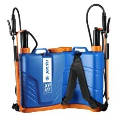 Backpack Sprayer With Piston Pump, Blue, 3-Gallon Capacity By Jacto